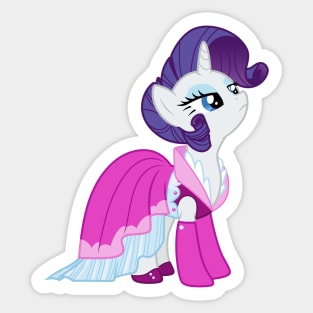 Rarity in a pink dress 4 Sticker